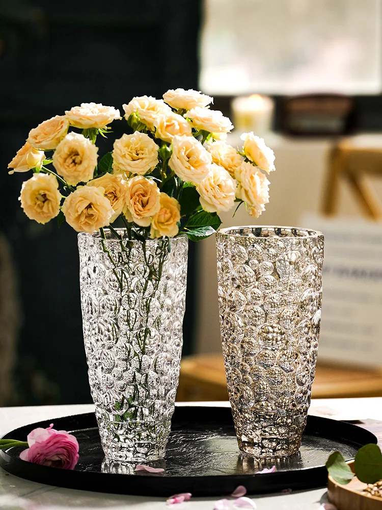 Vase Glass Transparent High-Grade Light Luxury Suitable for Living Room Study Bedroom Aquatic Flowers Table Tops Decoration
Vase Glass Transparent High-Grade Light Luxury Suitable for Living Room Study Bedroom Aquatic Flowers Table Tops Decoration