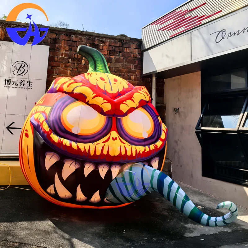 Индивидуальные надувные светящиеся модели тыквы, декоративный реквизит для украшения сцены на тему ужасов Хэллоуина на открытом воздухе.
Индивидуальные надувные светящиеся модели тыквы, декоративный реквизит для украшения сцены на тему ужасов Хэллоуина на открытом воздухе.