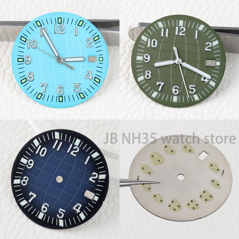 NH35 Dial 31.5 MM Hands Green Luminous For Aquanaut Watch Case For NH35 NH36 Movement Face Watch Parts Man‘s Watch
NH35 Dial 31.5 MM Hands Green Luminous For Aquanaut Watch Case For NH35 NH36 Movement Face Watch Parts Man‘s Watch