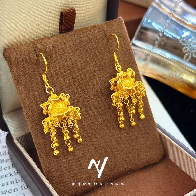 Cynlo Jewelry Luxury 24K 9999 Pure Gold real gold Women's Loft Palace Lamp Earrings Pendant
Cynlo Jewelry Luxury 24K 9999 Pure Gold real gold Women's Loft Palace Lamp Earrings Pendant