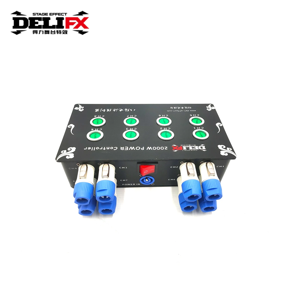 1500W 8-way Power Controller Electronic Control System with Buttons Control Box for Stage Effect hine
1500W 8-way Power Controller Electronic Control System with Buttons Control Box for Stage Effect hine