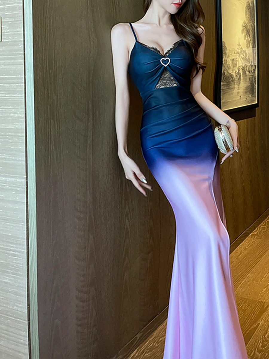 Sexy Slim Fit Nightclub Dr Ele Knitted Fabric Acrylic Diamond Decorations mid Waist Long Evening Gown for Ladies
Sexy Slim Fit Nightclub Dr Ele Knitted Fabric Acrylic Diamond Decorations mid Waist Long Evening Gown for Ladies