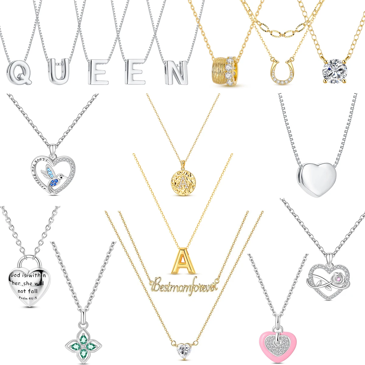 Оригинальные подвески из стерлингового серебра 925 пробы в форме подковы, сердца, птицы и буквы А, подходят для бусин и шармов, DIY, для женщин, изысканные ювелирные украшения, подарки.
Оригинальные подвески из стерлингового серебра 925 пробы в форме подковы, сердца, птицы и буквы А, подходят для бусин и шармов, DIY, для женщин, изысканные ювелирные украшения, подарки.