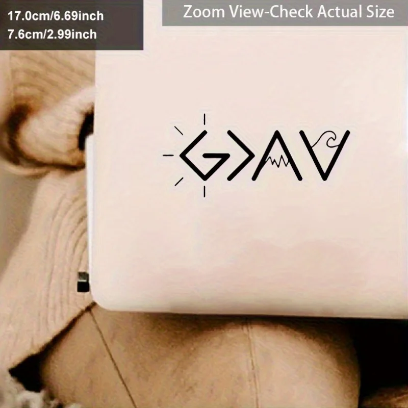 God Is Greater Than The Highs And Lows Waterproof Vinyl Sticker, Durable Decal for Car Glass and Metal Surfaces
God Is Greater Than The Highs And Lows Waterproof Vinyl Sticker, Durable Decal for Car Glass and Metal Surfaces