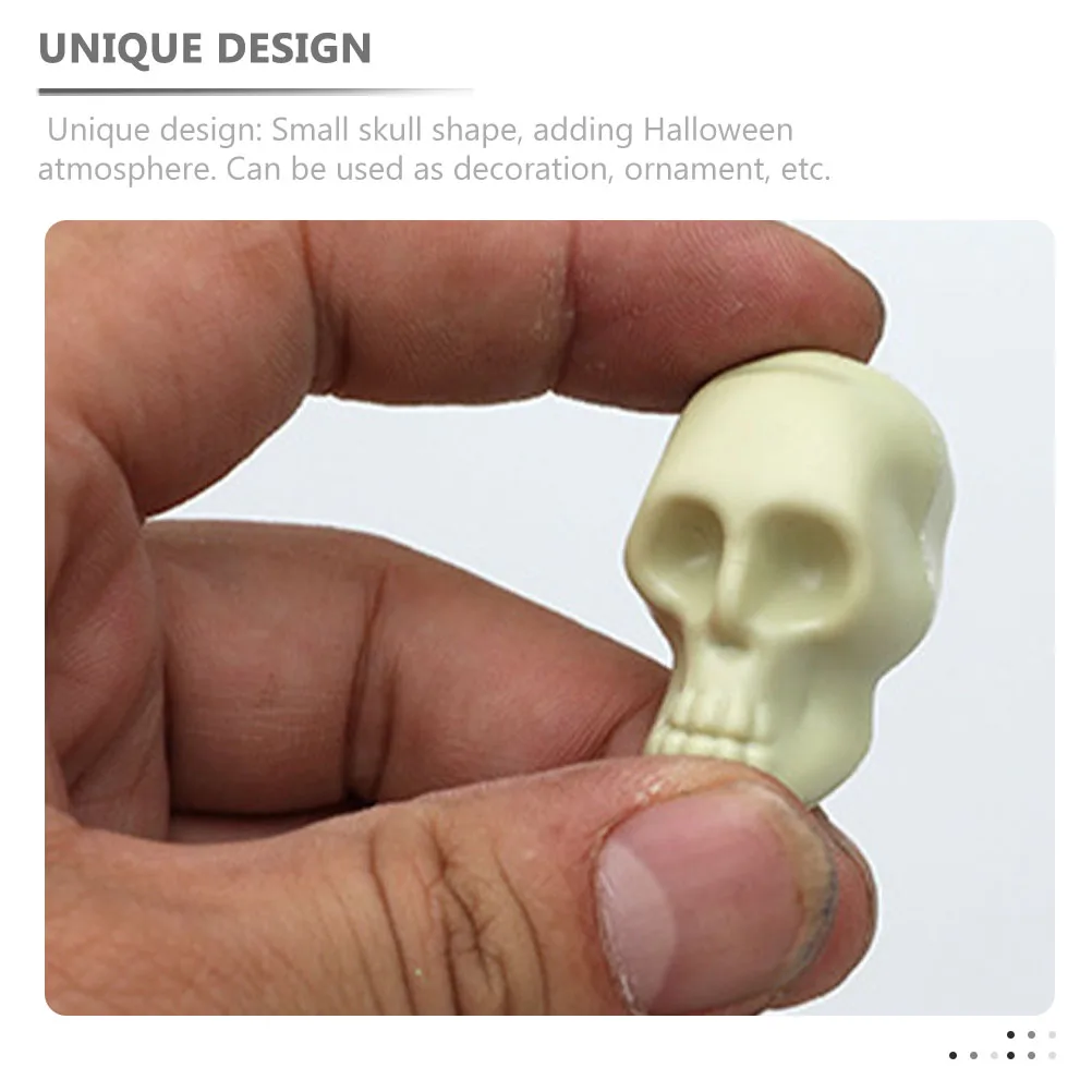 30pcs Skull Ornament Halloween Decor Plastic Mini Skulls Small Miniatures Party Accessories Head Charms for Halloween
30pcs Skull Ornament Halloween Decor Plastic Mini Skulls Small Miniatures Party Accessories Head Charms for Halloween