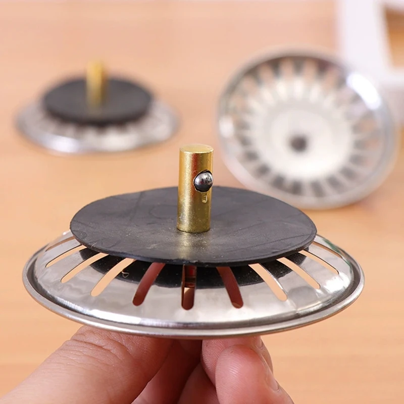 NEW 2pcs Kitchen Sink Strainer Stopper Waste Plug Sink Filter Filtre Sink Strainer Filter Floor Drain Kitchen Tools
NEW 2pcs Kitchen Sink Strainer Stopper Waste Plug Sink Filter Filtre Sink Strainer Filter Floor Drain Kitchen Tools