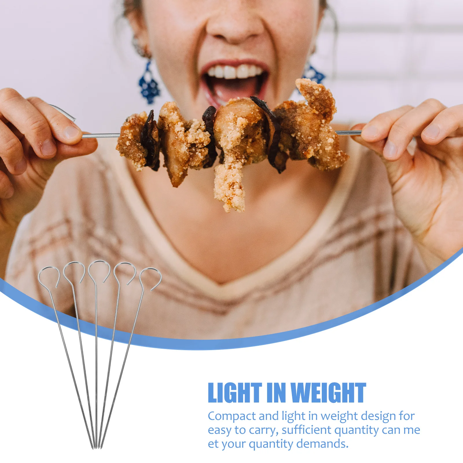 50pcs Stainless Steel Bbq Skewers Heavy Duty Meat Vegetables Fruit Roasting Turkey Barbecue Accessories Grill Tools
50pcs Stainless Steel Bbq Skewers Heavy Duty Meat Vegetables Fruit Roasting Turkey Barbecue Accessories Grill Tools