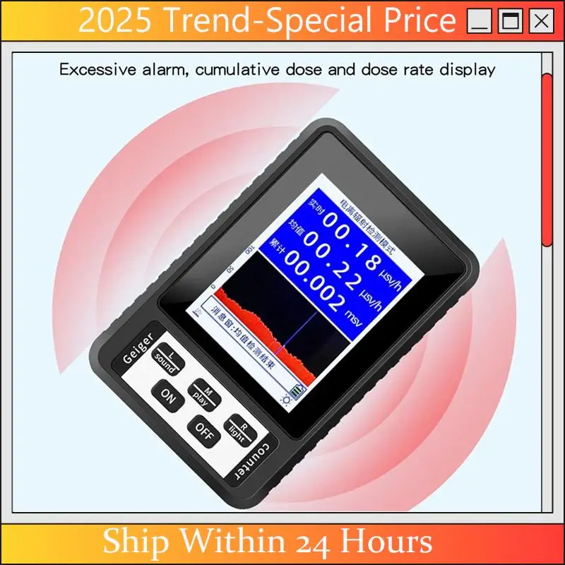 A61Z Deals Nuclear Radiation Detector, Portable Geiger Counter, Beta Gamma X-Ray Monitoring Meter
A61Z Deals Nuclear Radiation Detector, Portable Geiger Counter, Beta Gamma X-Ray Monitoring Meter