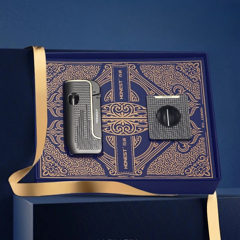 Tianyan+Sinking Abyss Knife Set Single Straight Charge Inflatable Lighter Cigar Clamp Advanced Business Gift Smoking Set
Tianyan+Sinking Abyss Knife Set Single Straight Charge Inflatable Lighter Cigar Clamp Advanced Business Gift Smoking Set