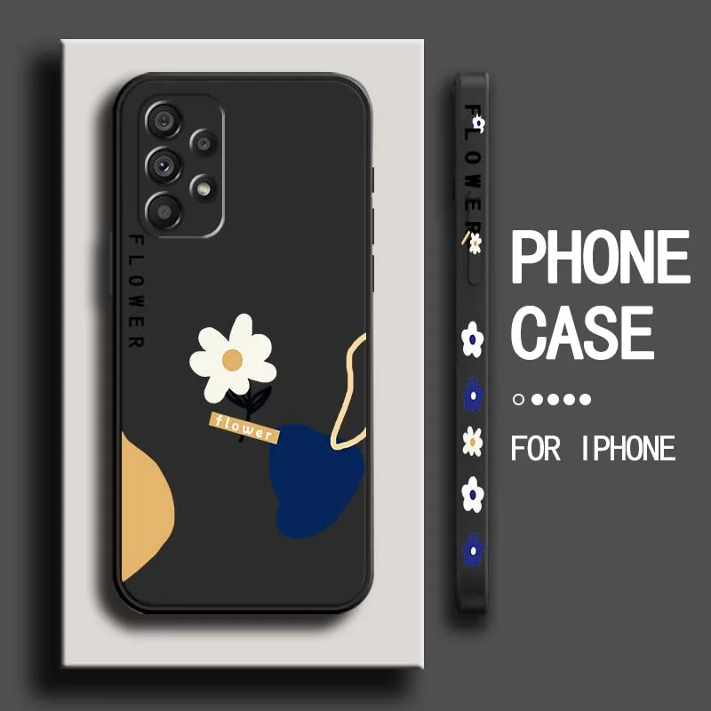 Artistic Fashion Flower Bow Phone Case For Samsung A71 A72 A73 A51 A52 A53 A54 A55 A21s A35 A34 A32 A03 5G Liquid Left Rope
Artistic Fashion Flower Bow Phone Case For Samsung A71 A72 A73 A51 A52 A53 A54 A55 A21s A35 A34 A32 A03 5G Liquid Left Rope