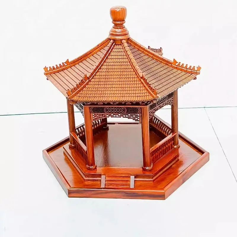 Chinese ancient building wood carving model ornaments ancient Zen pavilions rockery fake tree decorations desktop soft
Chinese ancient building wood carving model ornaments ancient Zen pavilions rockery fake tree decorations desktop soft