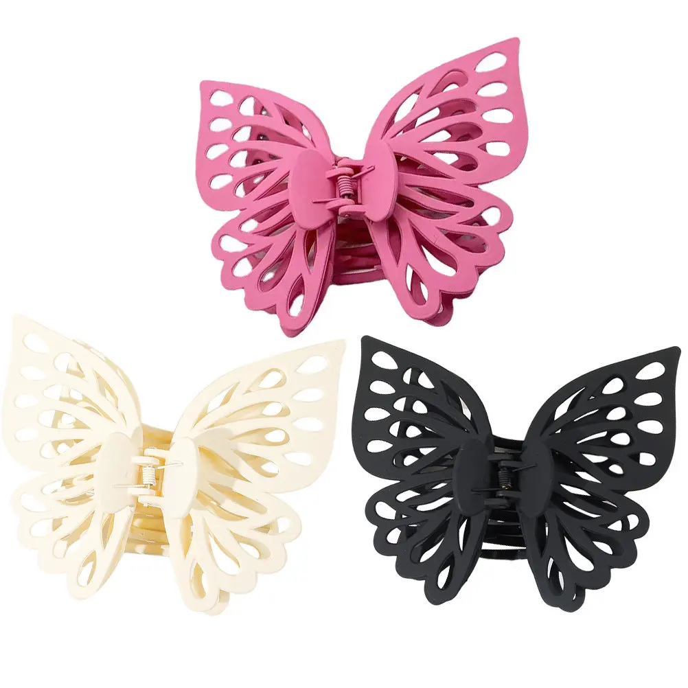 3Pcs Stylish Butterflies Hair Barrettes Premium Large Jaw Clips for Women All Hair Types Strong Hold No Damage Everyday
3Pcs Stylish Butterflies Hair Barrettes Premium Large Jaw Clips for Women All Hair Types Strong Hold No Damage Everyday