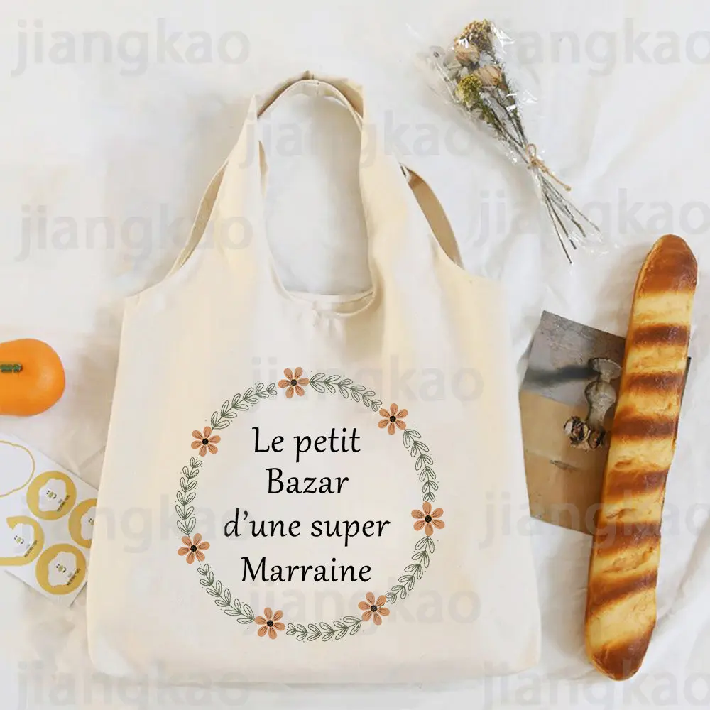 French Peinr Tote Bag Women Canvas Shoulder Bags Harajuku Travel Handbag Flower Printed Eco Shopping Bags Gift for Godmother
French Peinr Tote Bag Women Canvas Shoulder Bags Harajuku Travel Handbag Flower Printed Eco Shopping Bags Gift for Godmother