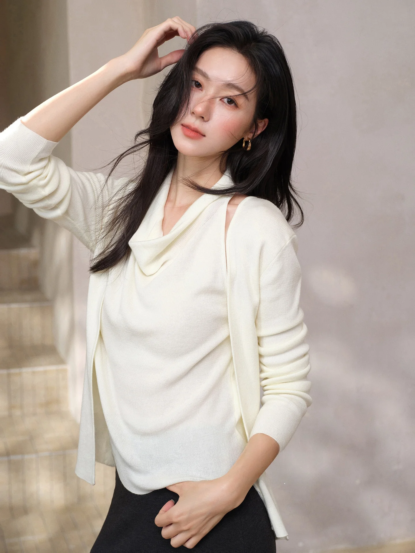 bunny Women's Knitted Long Sve Ne Hanging Design Spring Top Ele mat Sle Polyester Fiber Casual Wear
bunny Women's Knitted Long Sve Ne Hanging Design Spring Top Ele mat Sle Polyester Fiber Casual Wear