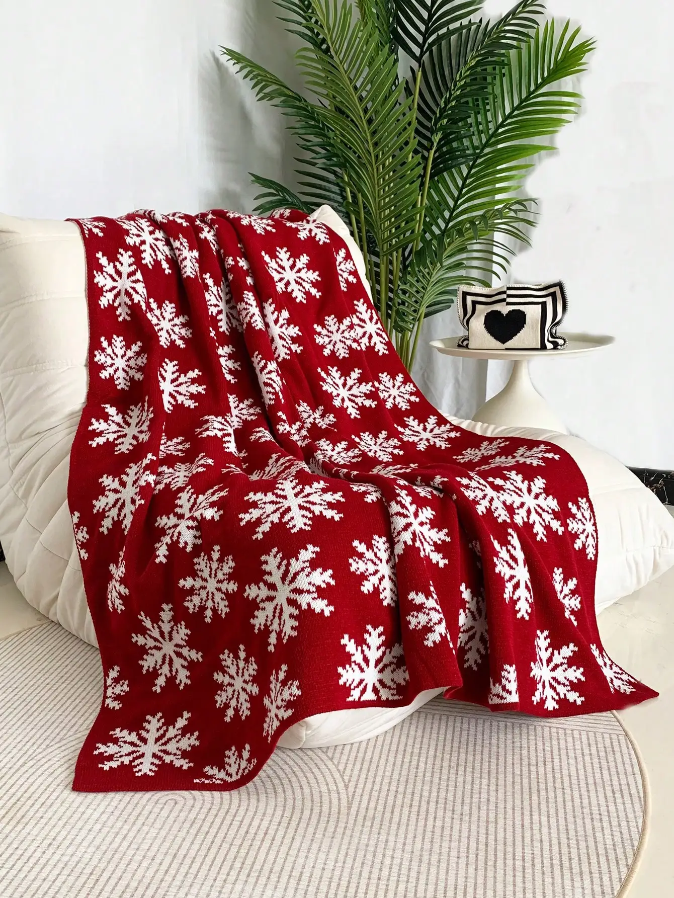 Christmas reindeer pattern knitted blanket Nordic rectangular jacquard blanket holiday decoration blanket bedroom living room
Christmas reindeer pattern knitted blanket Nordic rectangular jacquard blanket holiday decoration blanket bedroom living room