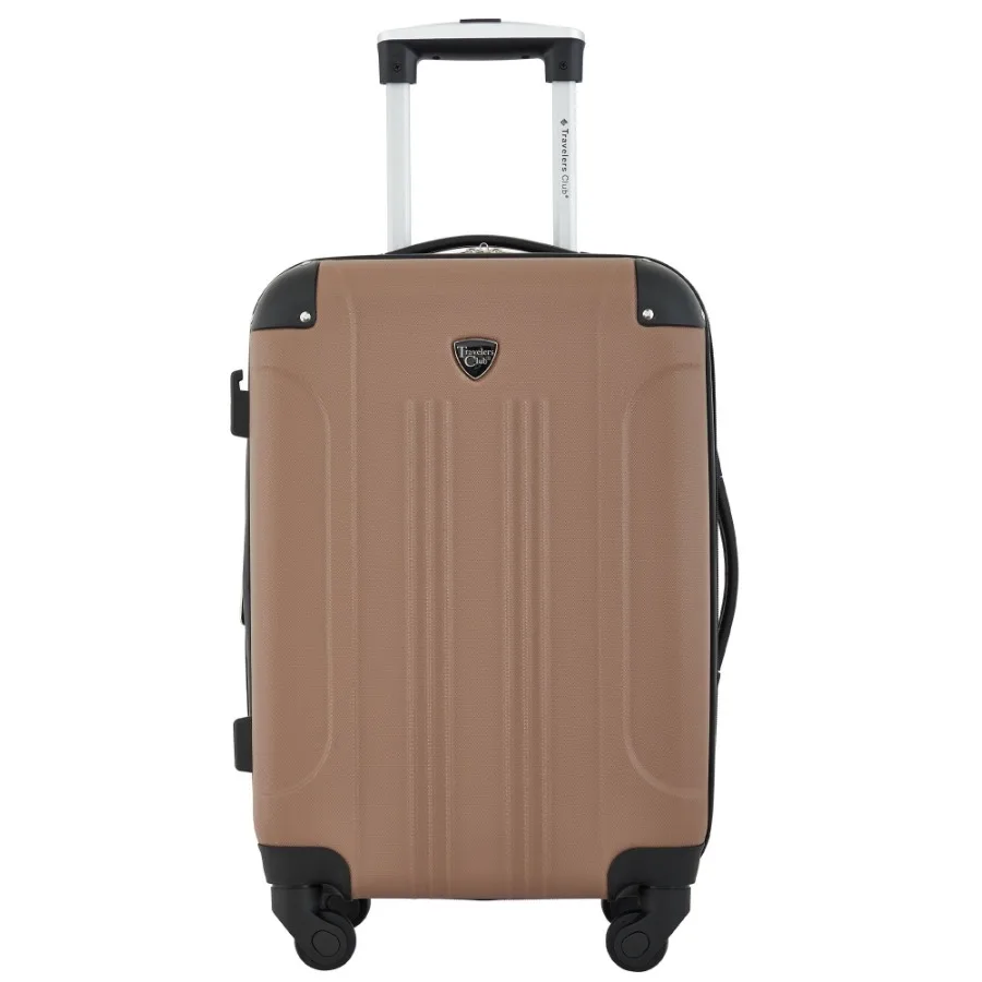 20" Expandable Rolling Hard Side Carry-on Luggage Mocha Brown
20" Expandable Rolling Hard Side Carry-on Luggage Mocha Brown