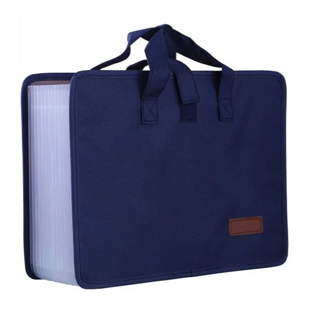 13 Pockets Expander File Folder Document Organizer with Handle,A4 Size Large Capacity Accordion File Organizer,Navy Blue
13 Pockets Expander File Folder Document Organizer with Handle,A4 Size Large Capacity Accordion File Organizer,Navy Blue
