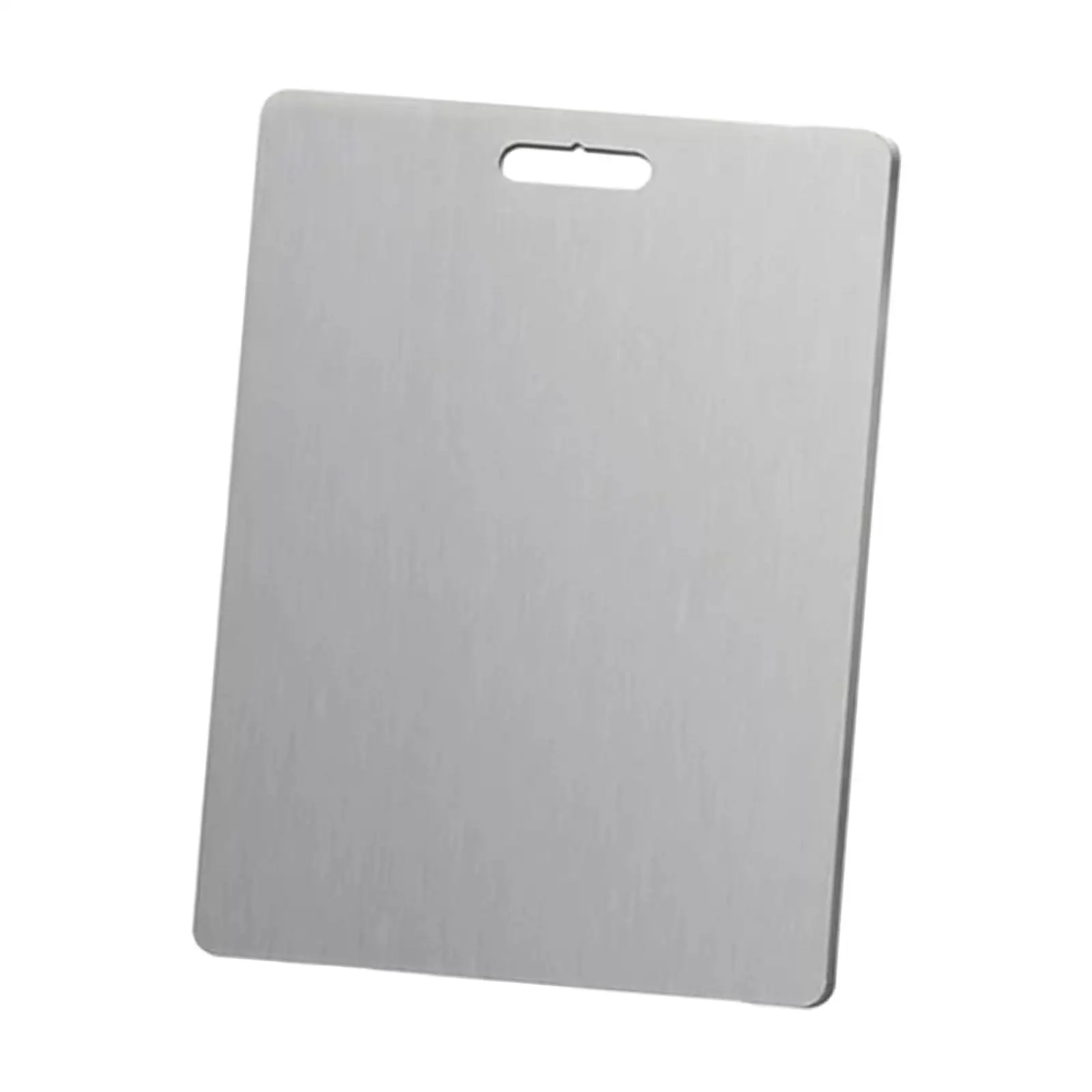 Stainless Steel Cutting Board Sturdy 2mm Thickness Double Sided Kitchen Baking Board Vegetables Kitchenware Rapid Thawing Plate
Stainless Steel Cutting Board Sturdy 2mm Thickness Double Sided Kitchen Baking Board Vegetables Kitchenware Rapid Thawing Plate