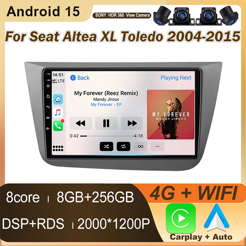 Multimedia Player Car Radio For Seat Altea 2004 2005 2006 2007 2008 - 2015 GPS Navigation Android Auto Head Unit QLED Screen
Multimedia Player Car Radio For Seat Altea 2004 2005 2006 2007 2008 - 2015 GPS Navigation Android Auto Head Unit QLED Screen