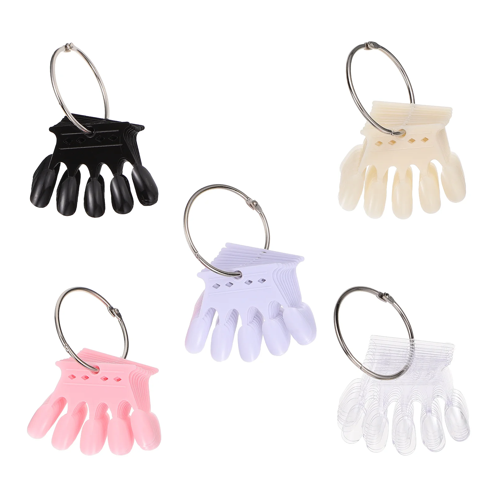 5 Pcs Manicure Nail Contrast Color Card Polish Display Stainless Steel Fake Tips Cards
5 Pcs Manicure Nail Contrast Color Card Polish Display Stainless Steel Fake Tips Cards