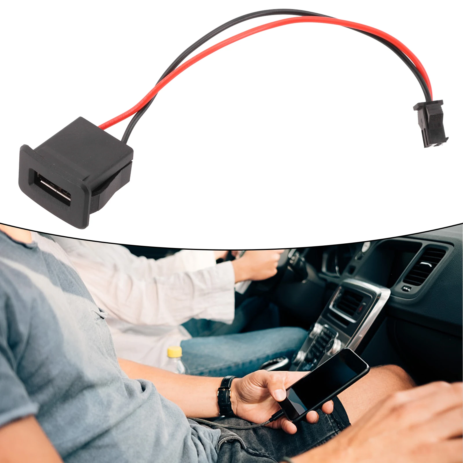 Vehicle USB 2 0 Female Power Socket for Direct Installation in Central Control Panels Reliable and Practical Design
Vehicle USB 2 0 Female Power Socket for Direct Installation in Central Control Panels Reliable and Practical Design