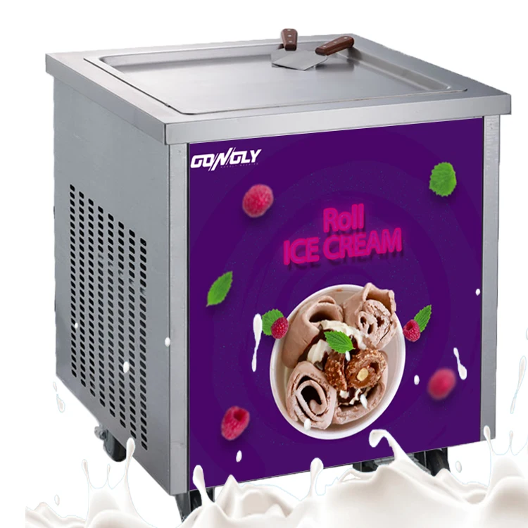Fast Freezing Flat Pan Fry Ice Cream Rolling Maker/Manual Fried Ice Rolls Machine/Fried Ice Cream Rolls Machine 
Fast Freezing Flat Pan Fry Ice Cream Rolling Maker/Manual Fried Ice Rolls Machine/Fried Ice Cream Rolls Machine