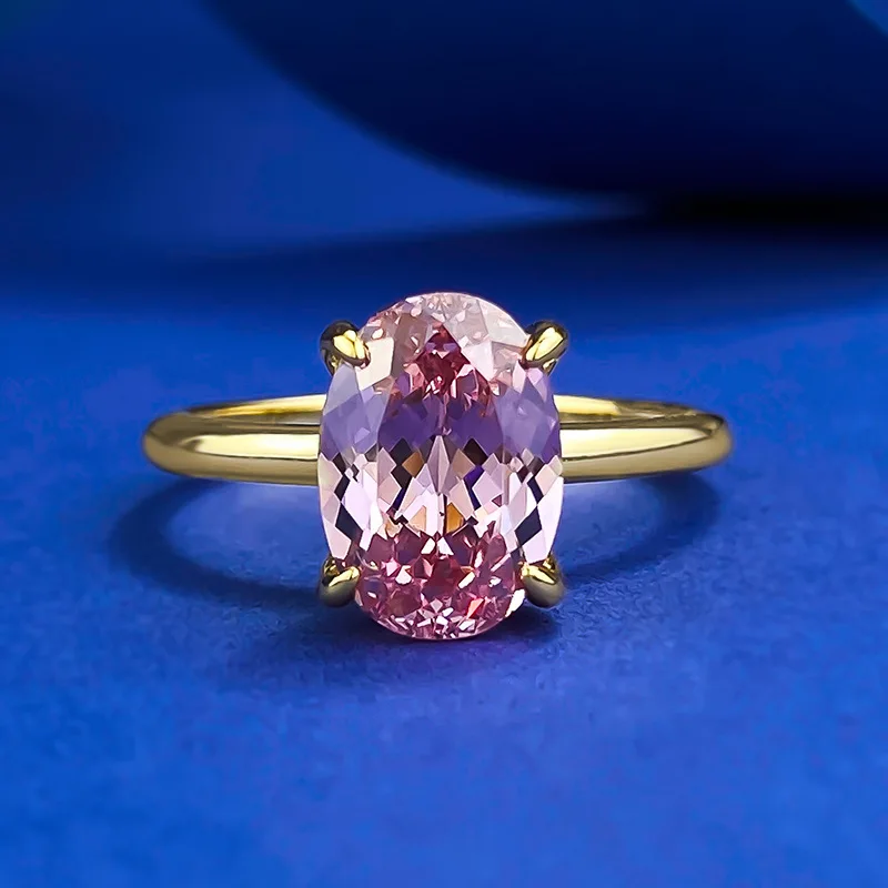 SpringLady 925 Sterling Silver 7*10MM Oval Cut Lab Pink Sapphire Gemstone Ring for Women Wedding Engagement Fine Jewelry
SpringLady 925 Sterling Silver 7*10MM Oval Cut Lab Pink Sapphire Gemstone Ring for Women Wedding Engagement Fine Jewelry