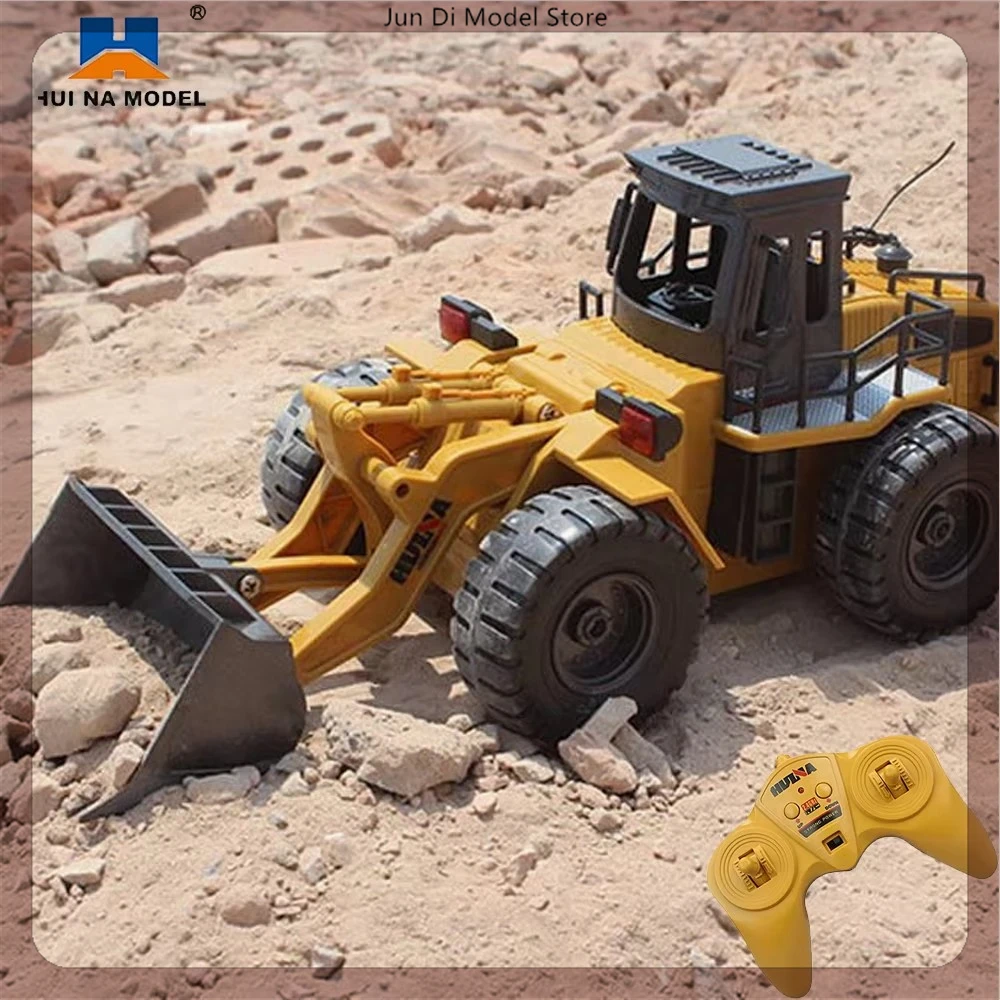 Huina 1/18 Rc Bulldozer Alloy Tractor Model 2.4G RC Crawler Radio Controlled Cars Trucks Engineering Cars Boys Children Toys
Huina 1/18 Rc Bulldozer Alloy Tractor Model 2.4G RC Crawler Radio Controlled Cars Trucks Engineering Cars Boys Children Toys