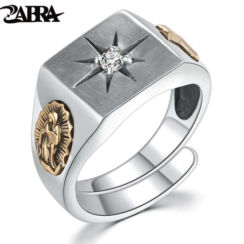 ZABRA 925 пробы серебряный белый цирконий крест Дева Мария изменяемые кольца для мужчин женщин христианские винтажные Очаровательные золотые розовые кольца
ZABRA 925 пробы серебряный белый цирконий крест Дева Мария изменяемые кольца для мужчин женщин христианские винтажные Очаровательные золотые розовые кольца