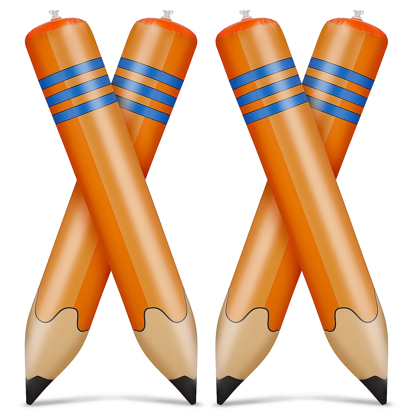 4Pcs Inflatable Giant Pencil Jumbo Pencil Decorations Back to School Classroom Party Large Portable Balloon Jumbo Pencils
4Pcs Inflatable Giant Pencil Jumbo Pencil Decorations Back to School Classroom Party Large Portable Balloon Jumbo Pencils