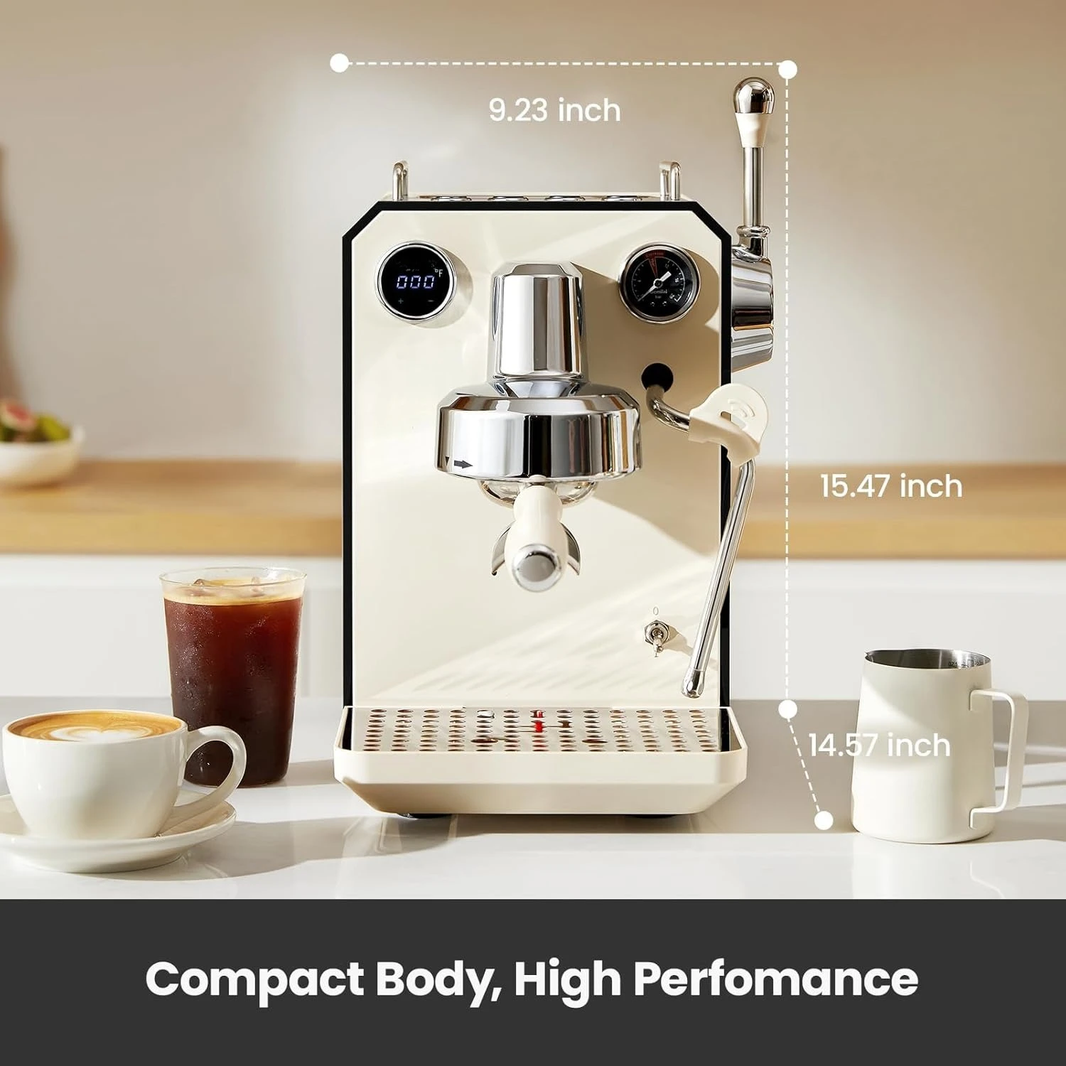 Owl Espresso Machine, 15 Bar Professional Semi-Automatic Espresso Maker with Milk Steam Wand, 57oz Removable Water Tank,Hot Sale
Owl Espresso Machine, 15 Bar Professional Semi-Automatic Espresso Maker with Milk Steam Wand, 57oz Removable Water Tank,Hot Sale