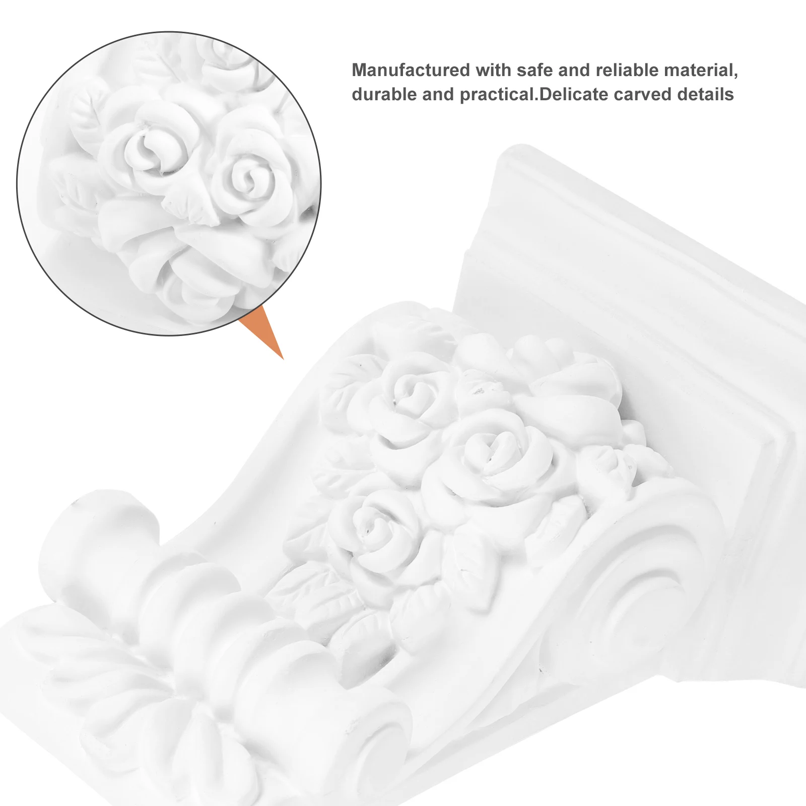 Retro Carved European Corbels Decorative Material Vintage Finishing Ceiling Support Home Hardware Durability
Retro Carved European Corbels Decorative Material Vintage Finishing Ceiling Support Home Hardware Durability