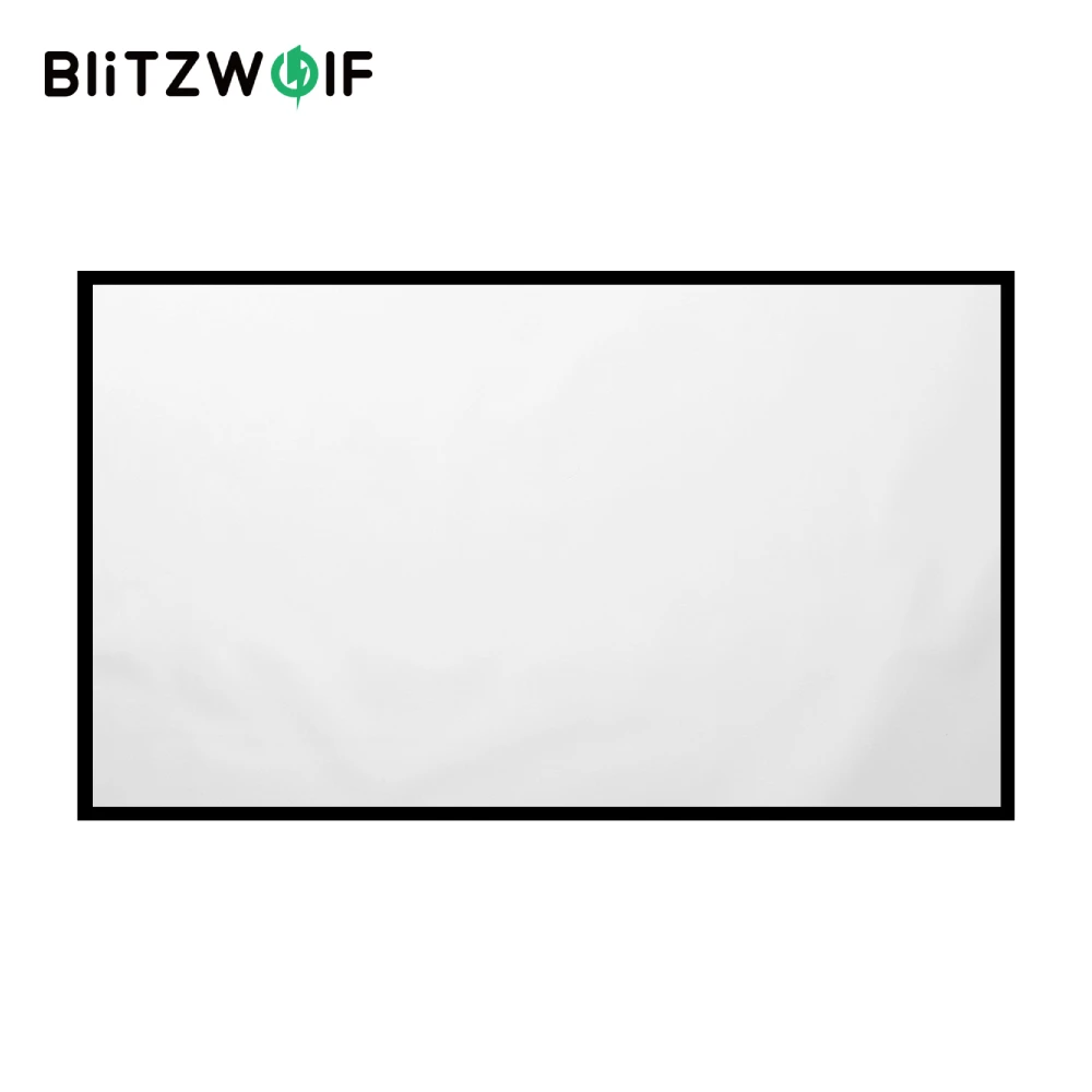 BlitzWolf BW-VS4 100/120 inch Projection Screen White Plastic with 4K Resolution Backlight 1.2X improvement 160 Viewing Angle
BlitzWolf BW-VS4 100/120 inch Projection Screen White Plastic with 4K Resolution Backlight 1.2X improvement 160 Viewing Angle