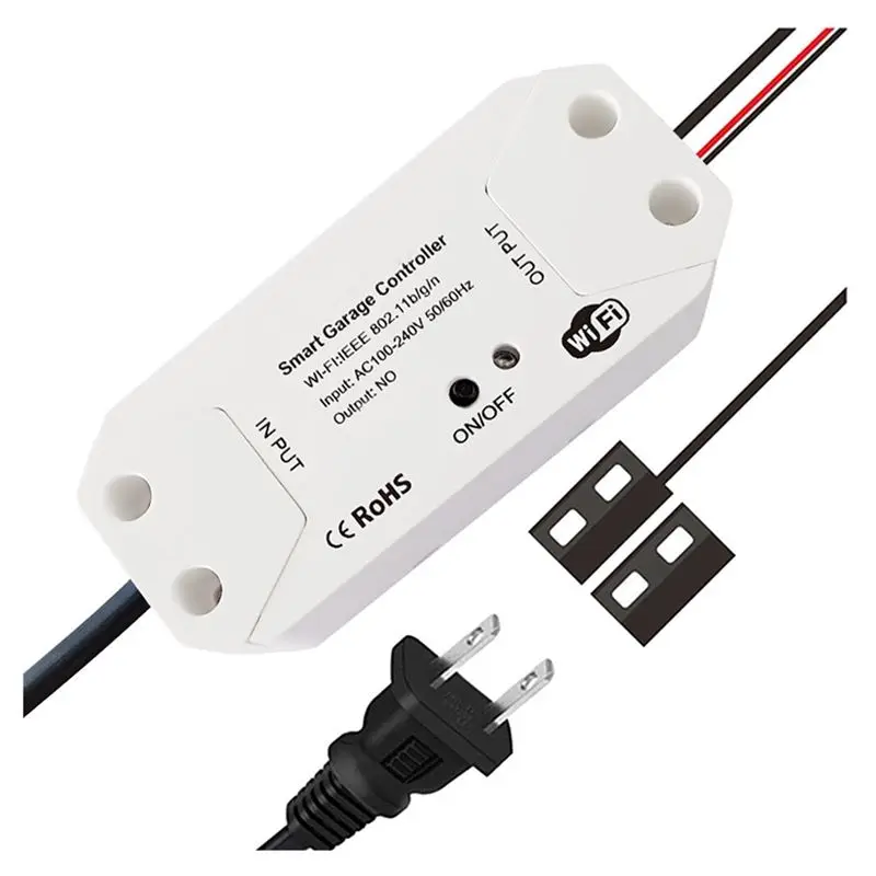 AS63-Tuya WIFI 2.4G Smart Garage Door Opener Controller Open And Close By Phone APP Compatible Alexa And Google Home
AS63-Tuya WIFI 2.4G Smart Garage Door Opener Controller Open And Close By Phone APP Compatible Alexa And Google Home