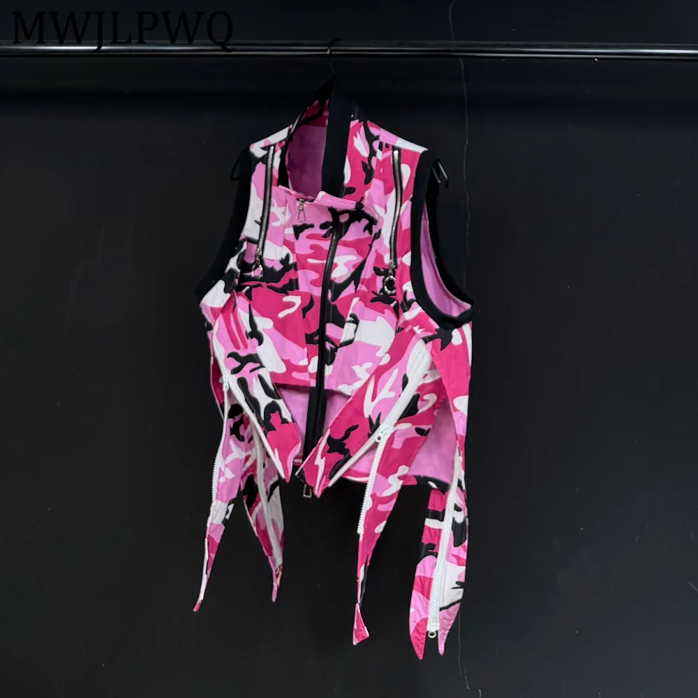MWJLPWQ Trendy Pink Camouflage Design For Unisex Unique Design Spring Autumn Loose-Fitting Hooded Zip-Up Women's Vest 14744
MWJLPWQ Trendy Pink Camouflage Design For Unisex Unique Design Spring Autumn Loose-Fitting Hooded Zip-Up Women's Vest 14744