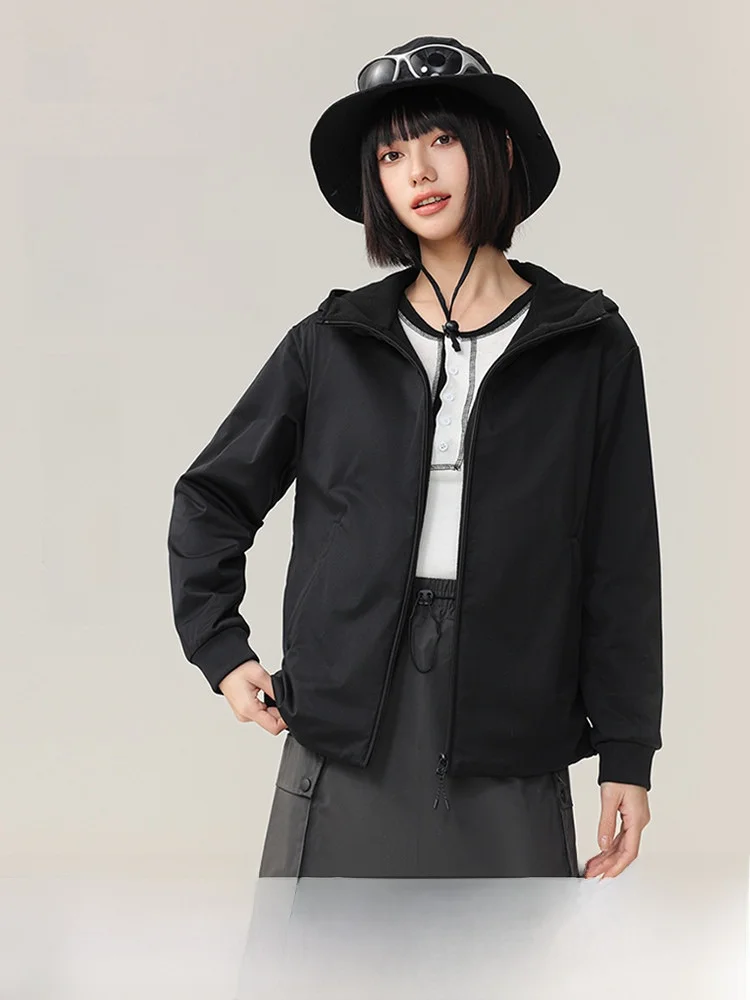 Fashionable Fleece Lined Hooded Jacket Snow Flying Spring 2026 Women's Cardigan Style Waterproof Outerwear Soft Sweatshirt
Fashionable Fleece Lined Hooded Jacket Snow Flying Spring 2026 Women's Cardigan Style Waterproof Outerwear Soft Sweatshirt