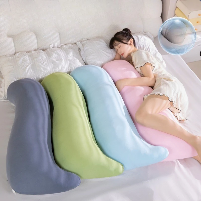 2026 Candy Color Ice Silk Cooling Long Body Pillow Summer Side Sleep Leg Hug Cushion Ergonomic Pregnancy Support Bolster Pillow
2026 Candy Color Ice Silk Cooling Long Body Pillow Summer Side Sleep Leg Hug Cushion Ergonomic Pregnancy Support Bolster Pillow
