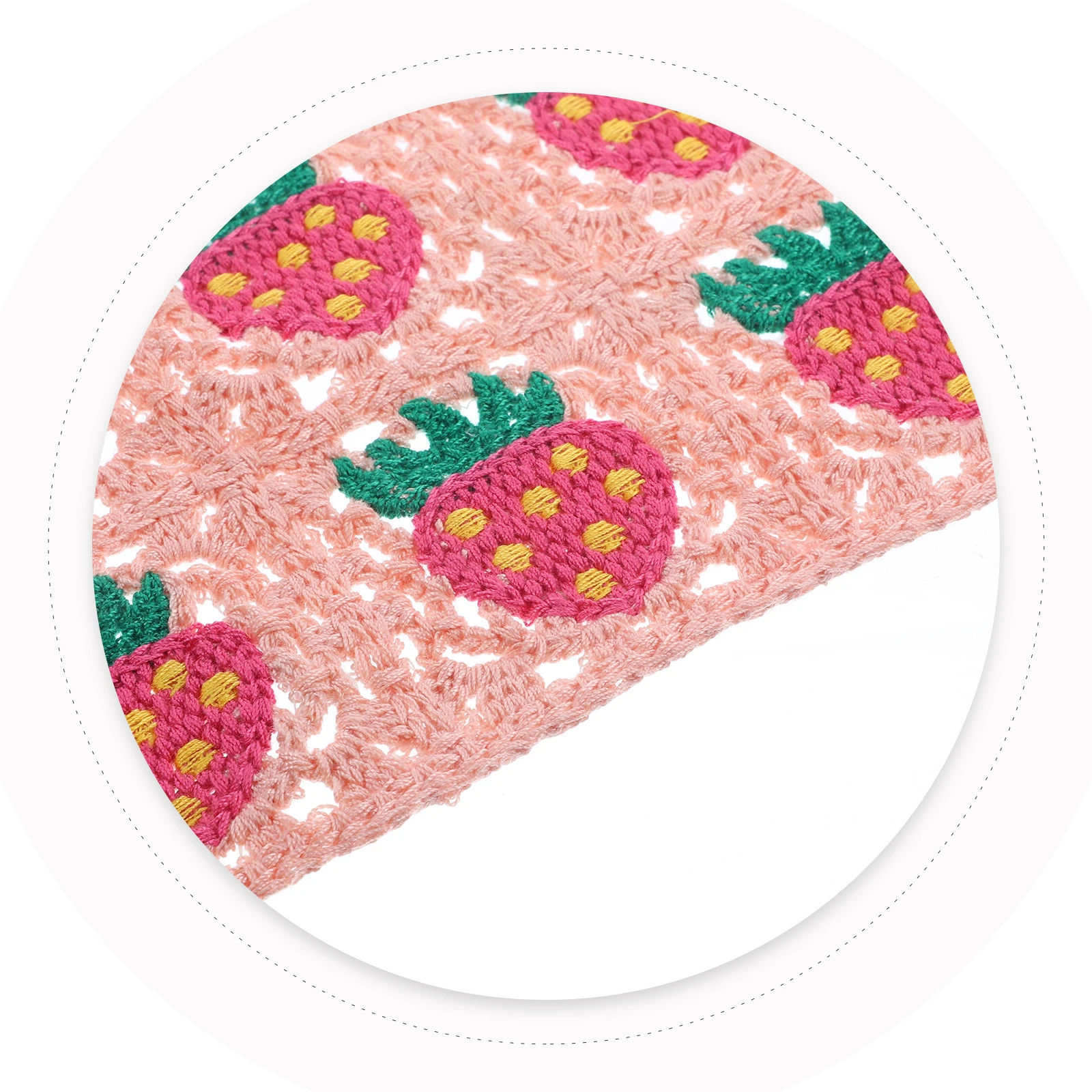 Strawberry Headband Bandana Women Knit Triangle Scarf Crochet Hair Bandannas Pink Lightweight Daily Wear Stage Photoshoot
Strawberry Headband Bandana Women Knit Triangle Scarf Crochet Hair Bandannas Pink Lightweight Daily Wear Stage Photoshoot