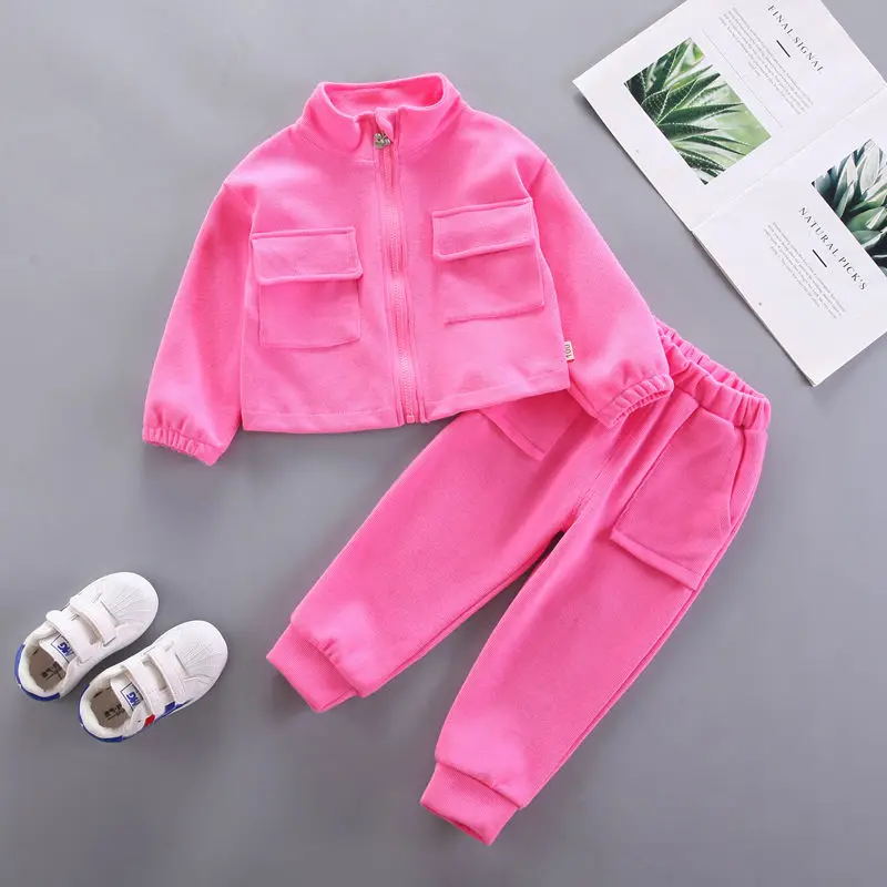 Sweet Girls Long Sleeve Jacket Pants Set Ins Fashion Foreign Children Princess Two-piece Leisure Autumn Clothing Kids Gifts
Sweet Girls Long Sleeve Jacket Pants Set Ins Fashion Foreign Children Princess Two-piece Leisure Autumn Clothing Kids Gifts