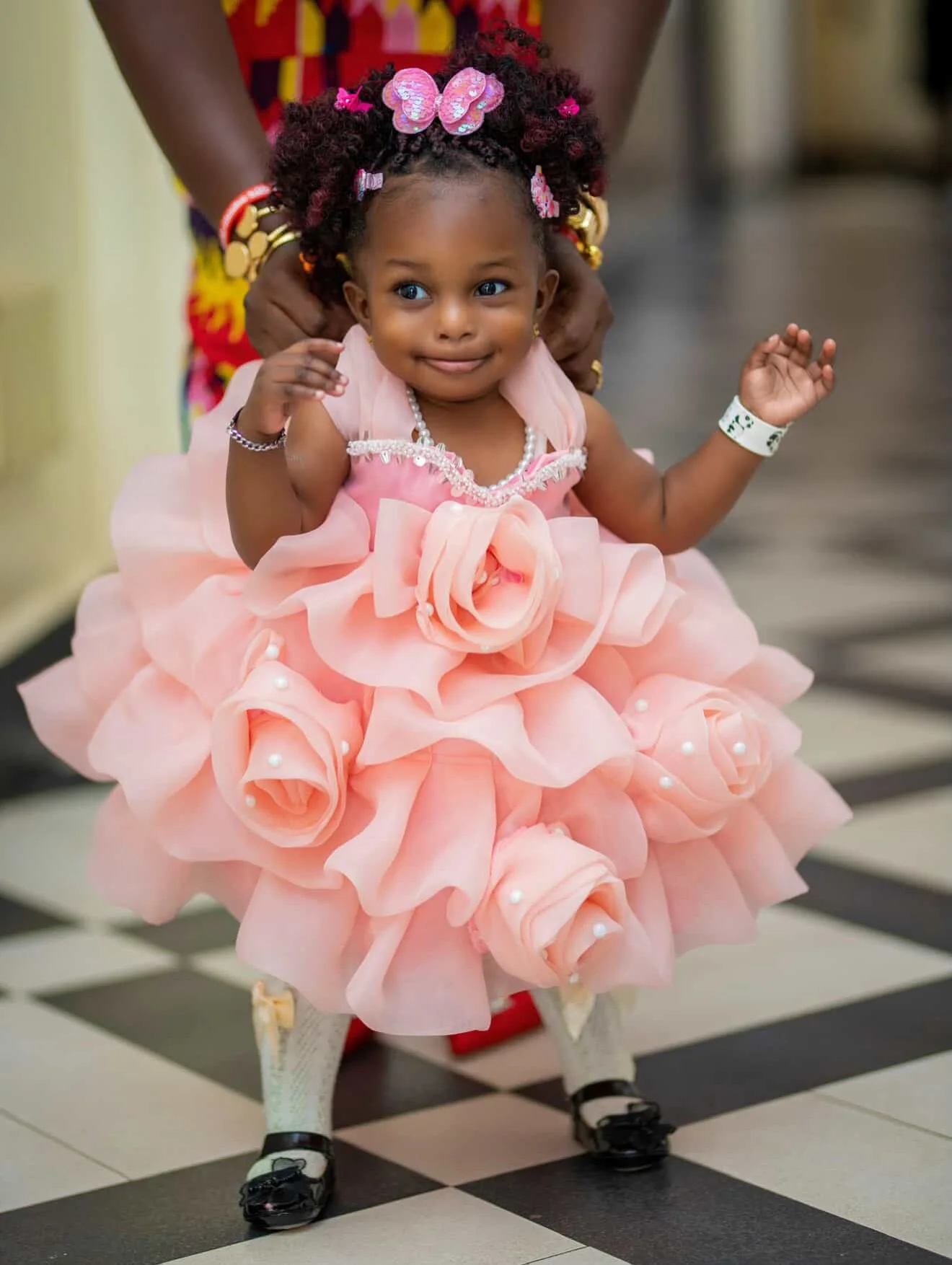Lovely Pink Floral Knee Length Ruffles Short Flower Girl Dress for Girls Birthday Party Dresses Wedding Kids Prom Evening Gowns
Lovely Pink Floral Knee Length Ruffles Short Flower Girl Dress for Girls Birthday Party Dresses Wedding Kids Prom Evening Gowns