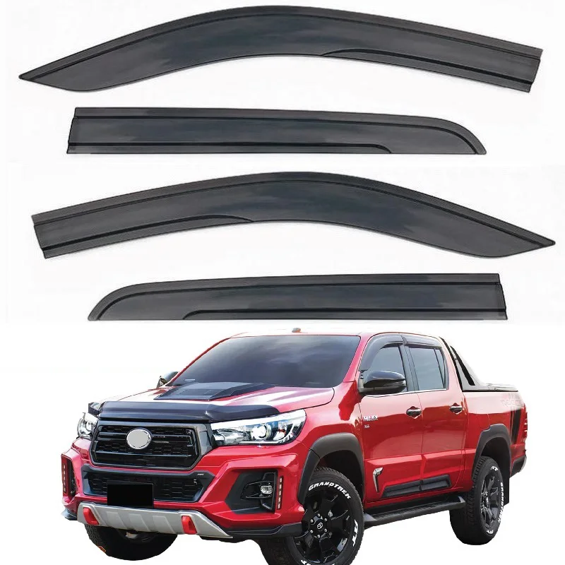 Автомобильный дверной козырек, защита от дождя для Toyota Hilux 2015 2016 2017 2018 2019 2020 2021 2022 2023 2024 2025 Revo, комплекты деталей авто
Автомобильный дверной козырек, защита от дождя для Toyota Hilux 2015 2016 2017 2018 2019 2020 2021 2022 2023 2024 2025 Revo, комплекты деталей авто