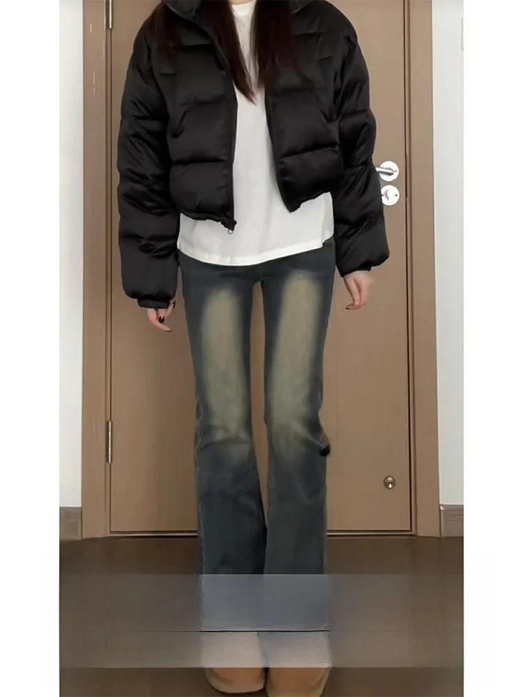 Джинсы женские с высокой талией в американском ретро-стиле, расклешенные, осенне-зимние, облегающие, с эффектом памяти, из денима
Джинсы женские с высокой талией в американском ретро-стиле, расклешенные, осенне-зимние, облегающие, с эффектом памяти, из денима