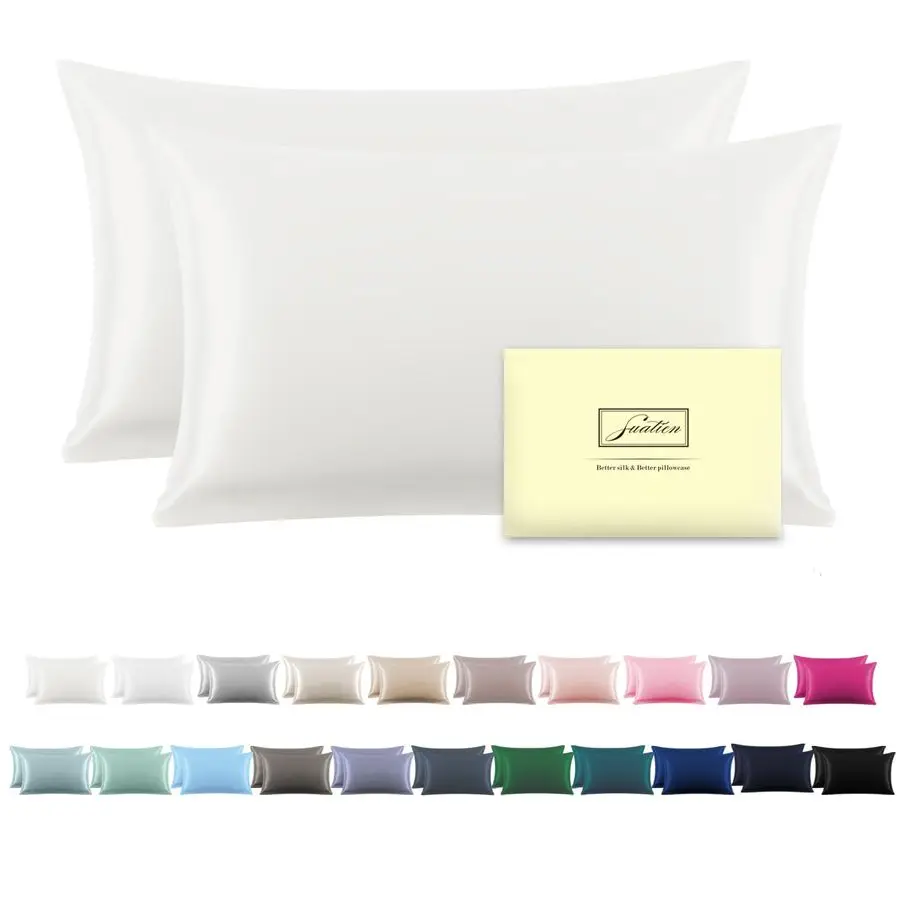 Шелковые наволочки (2 шт.), мягкие, дышащие и гладкие, размер Queen, комплект из 2 шт., из натурального шелка тутового шелкопряда, сатиновые.
Шелковые наволочки (2 шт.), мягкие, дышащие и гладкие, размер Queen, комплект из 2 шт., из натурального шелка тутового шелкопряда, сатиновые.