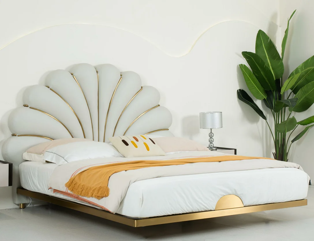 Кровать двуспальная King-size из кожи класса люкс, современный дизайн, комплект мебели для спальни, мягкие кровати в современном стиле
Кровать двуспальная King-size из кожи класса люкс, современный дизайн, комплект мебели для спальни, мягкие кровати в современном стиле