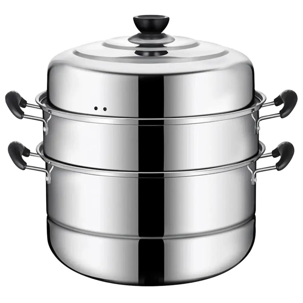 Stainless Steel Steamer 3 Layer Pot Anti corrosion High Temperature Large Capacity Foldable Space saving Stockpot Home
Stainless Steel Steamer 3 Layer Pot Anti corrosion High Temperature Large Capacity Foldable Space saving Stockpot Home
