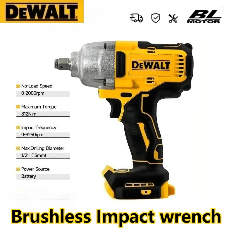 DeWalt DCF892 Brushless Electric Wrench 1/2Inch High Torque 3 Speed Impact Driver Auto Repair Power Tools for Dewalt battery
DeWalt DCF892 Brushless Electric Wrench 1/2Inch High Torque 3 Speed Impact Driver Auto Repair Power Tools for Dewalt battery