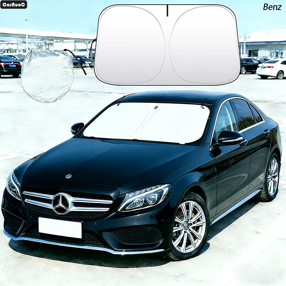 Car Windshield Sun Shade For Mercedes Benz C Class W204 W205 2000-2023 Sunshade Sun Visor Protector UV Heat Shield
Car Windshield Sun Shade For Mercedes Benz C Class W204 W205 2000-2023 Sunshade Sun Visor Protector UV Heat Shield