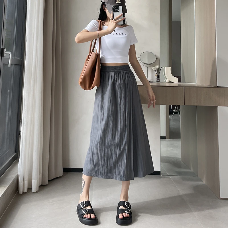 Y2K Korean Style Split Pants Women Loose A-line Skirt Leggings Casual Culottes Gentle Style Women's Skirt Pants
Y2K Korean Style Split Pants Women Loose A-line Skirt Leggings Casual Culottes Gentle Style Women's Skirt Pants