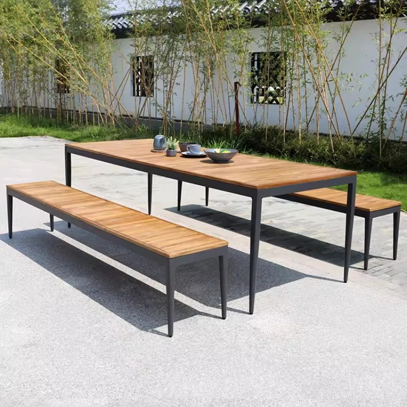 Teak outdoor table and chair courtyard villa yard leisure open-air bed and breakfast outdoor terrace garden rattan table
Teak outdoor table and chair courtyard villa yard leisure open-air bed and breakfast outdoor terrace garden rattan table