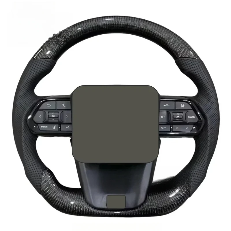 Real Carbon Fibre Sport Racing Steering Wheel With Carbon Button Cover Landcruiser LC300 Steering Wheel
Real Carbon Fibre Sport Racing Steering Wheel With Carbon Button Cover Landcruiser LC300 Steering Wheel